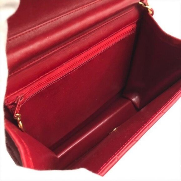 Authentic CHANEL 24K Vintage Classic Single Flap Bag Quilted Lambskin Chain Tote - Picture 8 of 8